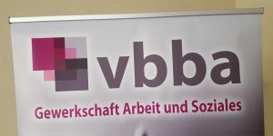 Kampagne "Gefahrenzone Öffentlicher Dienst" bei vbba in Brandenburg vorgestellt